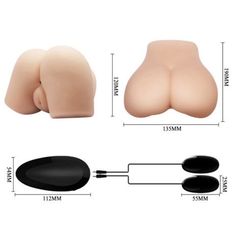 Мастурбатор CrazyBull Vagina and Anal