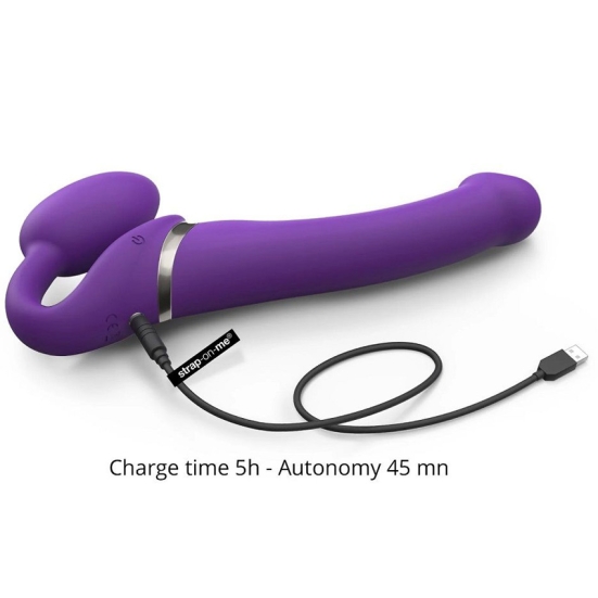 Страпон безремневой Vibrating Strap-on-me L