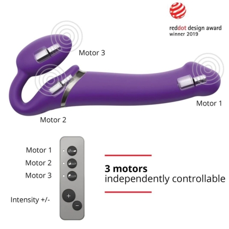 Страпон безремневой Vibrating Strap-on-me M