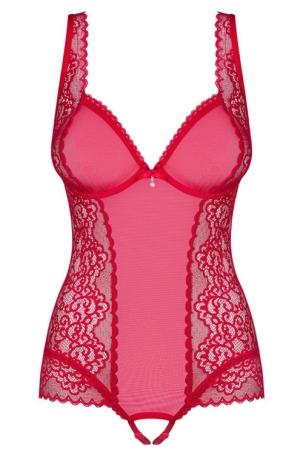 Боди Obsessive Rougebelle teddy