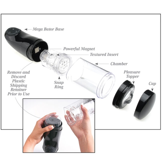 Авто-мастурбатор Pipedream Mega-Bator Mouth