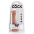 Фаллос King Cock 7" with Balls, Pipedream