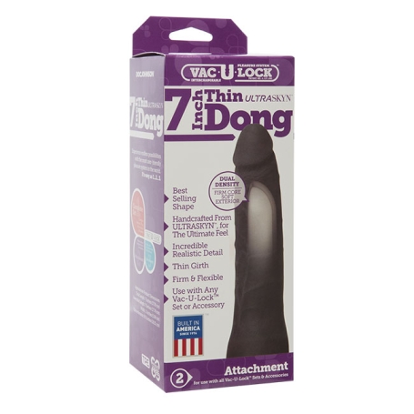 Фаллос-насадка Thin Dong 7"