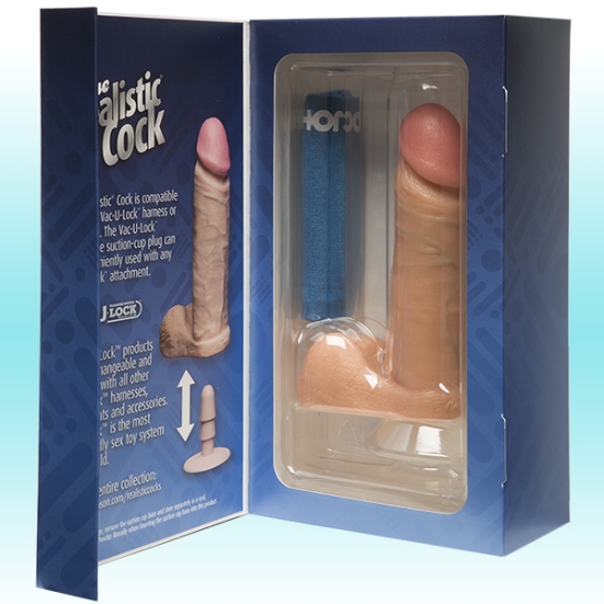 Фаллос Realistic Cock 6&quot;, Doc Johnson