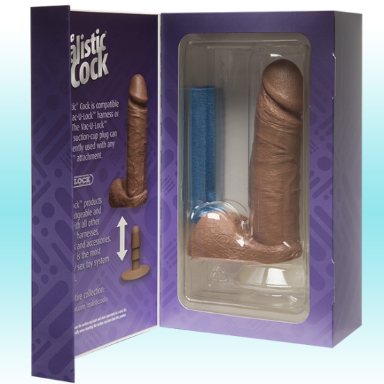 Фаллос Realistic Cock 6&quot;, Doc Johnson