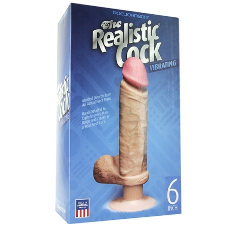 Фаллос-вибратор Realistic Cock 6"