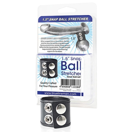 Утяжка для мошонки BlueLine Snap Ball Stretcher