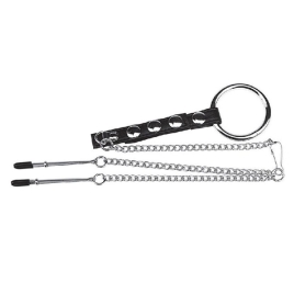 Кольцо с зажимами на соски BlueLine BLM3059