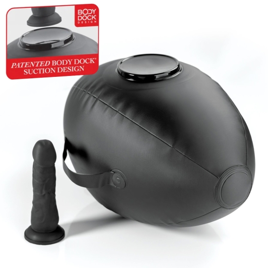 Надувной мяч с дилдо Body Dock Inflatable Love Ball