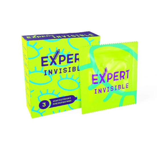 Ультратонкие презервативы Expert Invisible